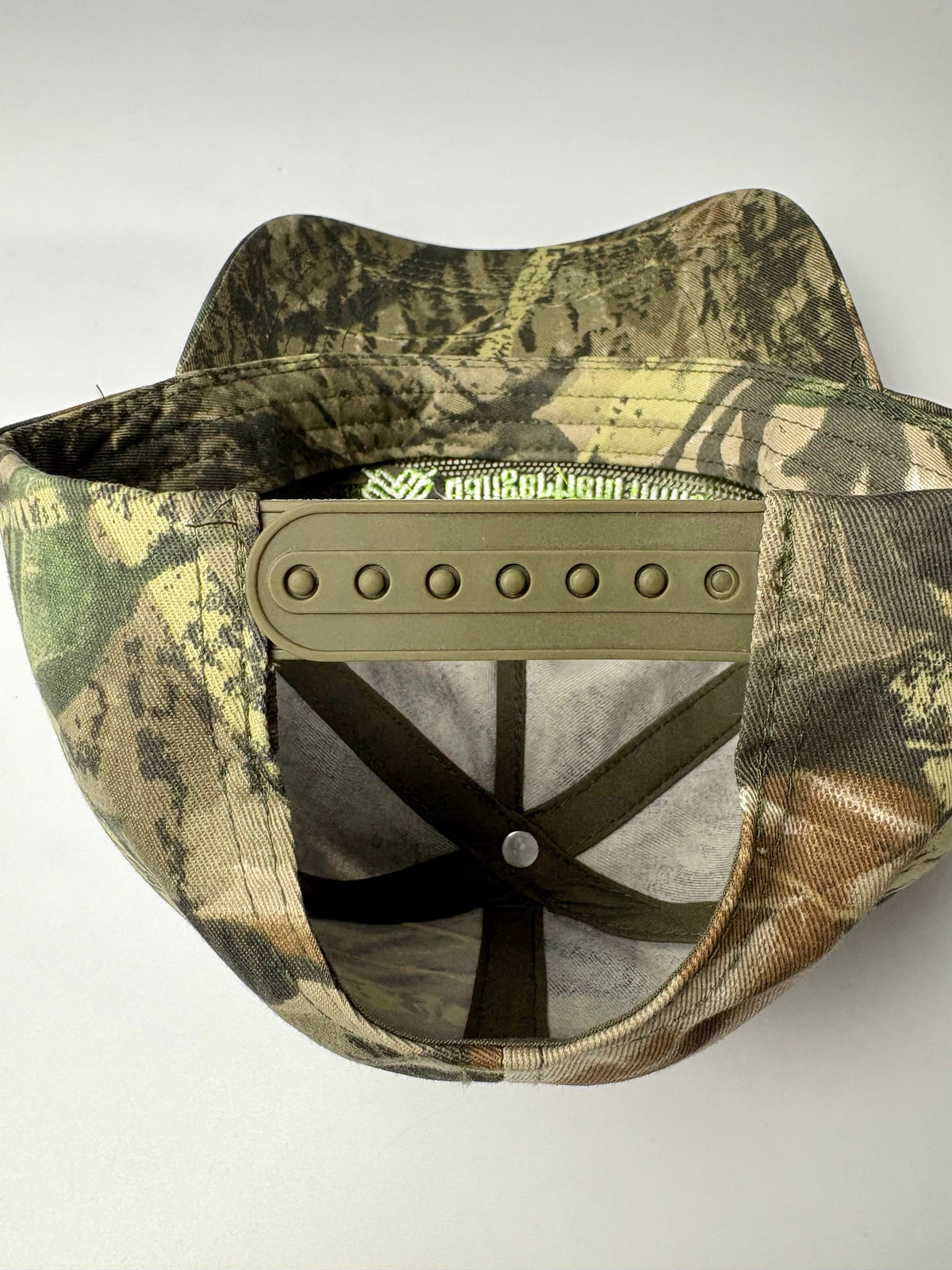 Tree Camo Logo Cap — Fluoro Green