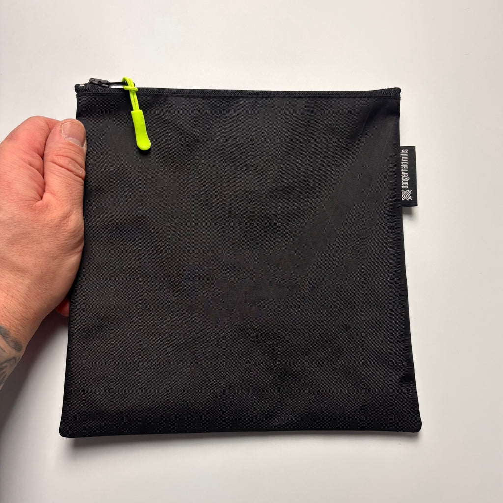 Puzo pouch — black X-Pac® & yellow