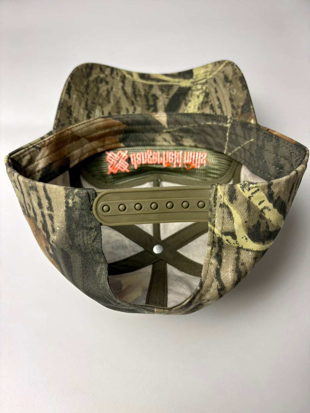 Tree Camo Logo Cap — Fluoro Orange