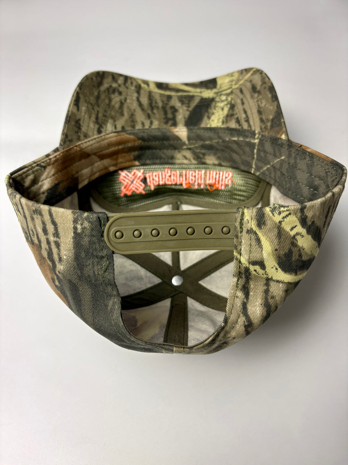 Tree Camo Logo Cap — Fluoro Orange