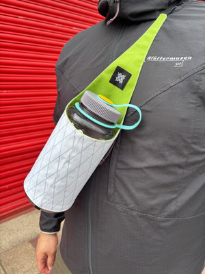 Marlon bottle sling — green apple & white X-Pac®