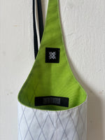 Marlon bottle sling — green apple & white X-Pac®