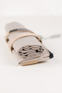 Ennio roll pouch — taupe